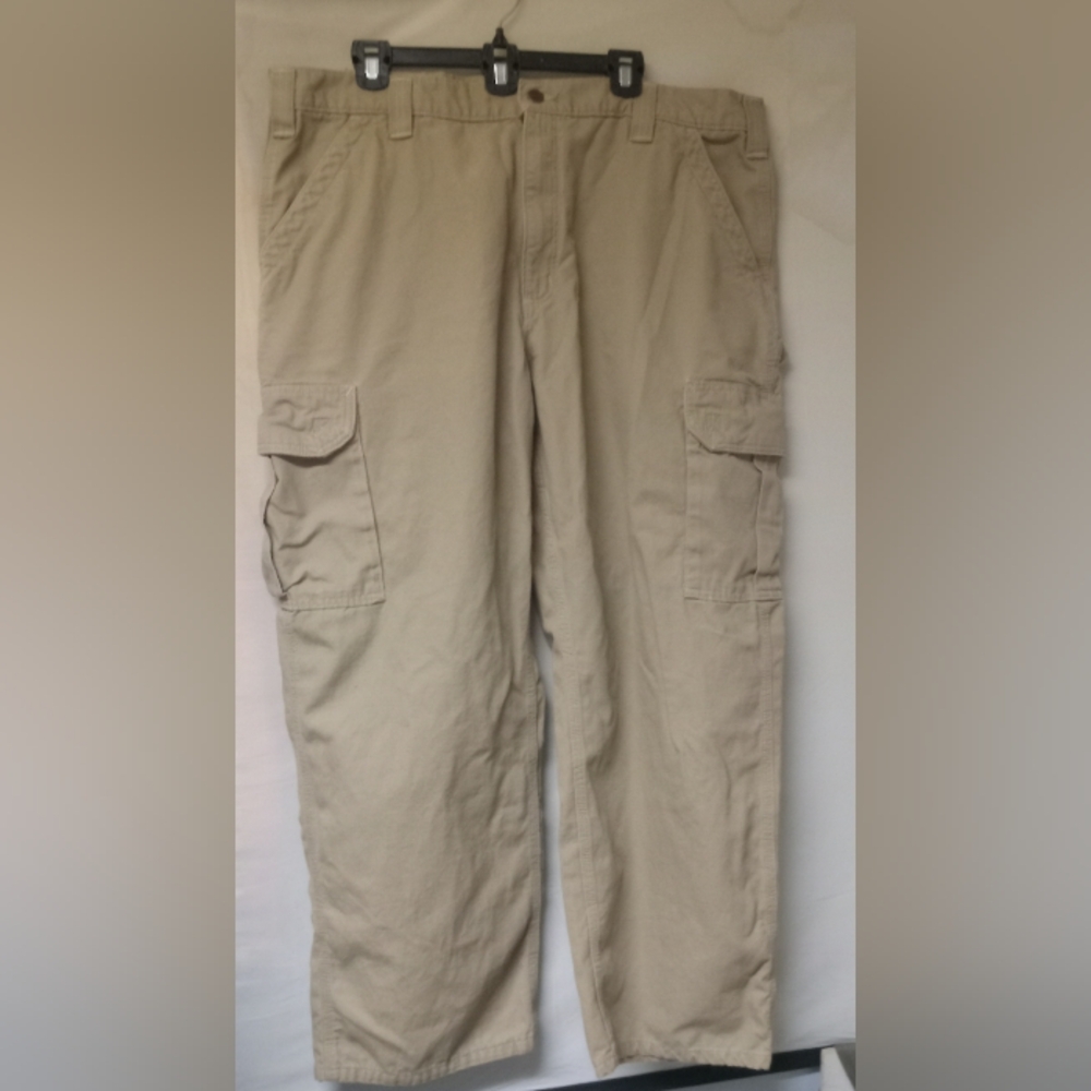 Carhartt Tan Cargo Pants Relaxed Fit 42x30